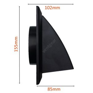 100mm/4″ Round Tumble Dryer Vent Kit